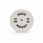 Original White MOJO Mount magnetic phone mount on a white background