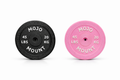 Black and pink magnetic phone mounts with 'Mojo Mount' branding on a white background